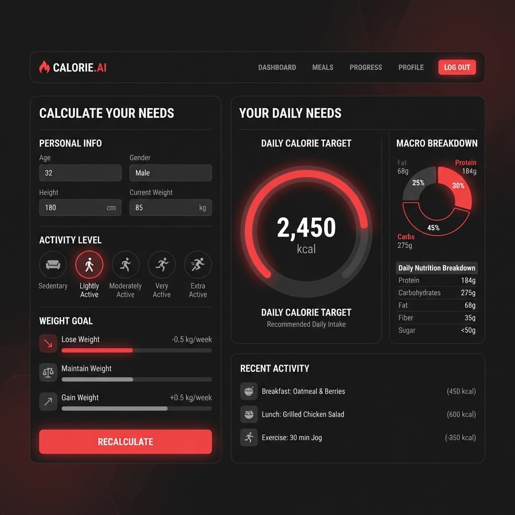 Calorie Intake Calculator